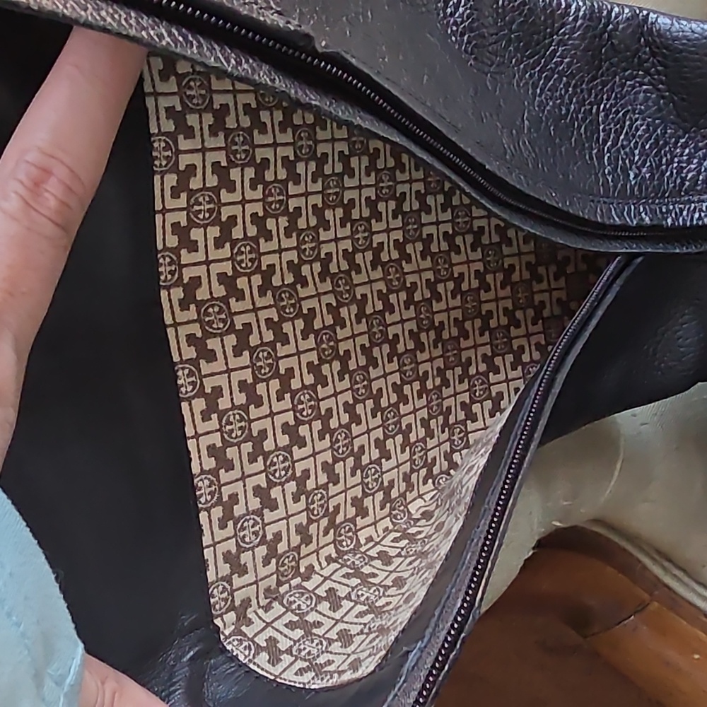 Tori Burch Black Leather Riding Boots - Picture 7 of 10